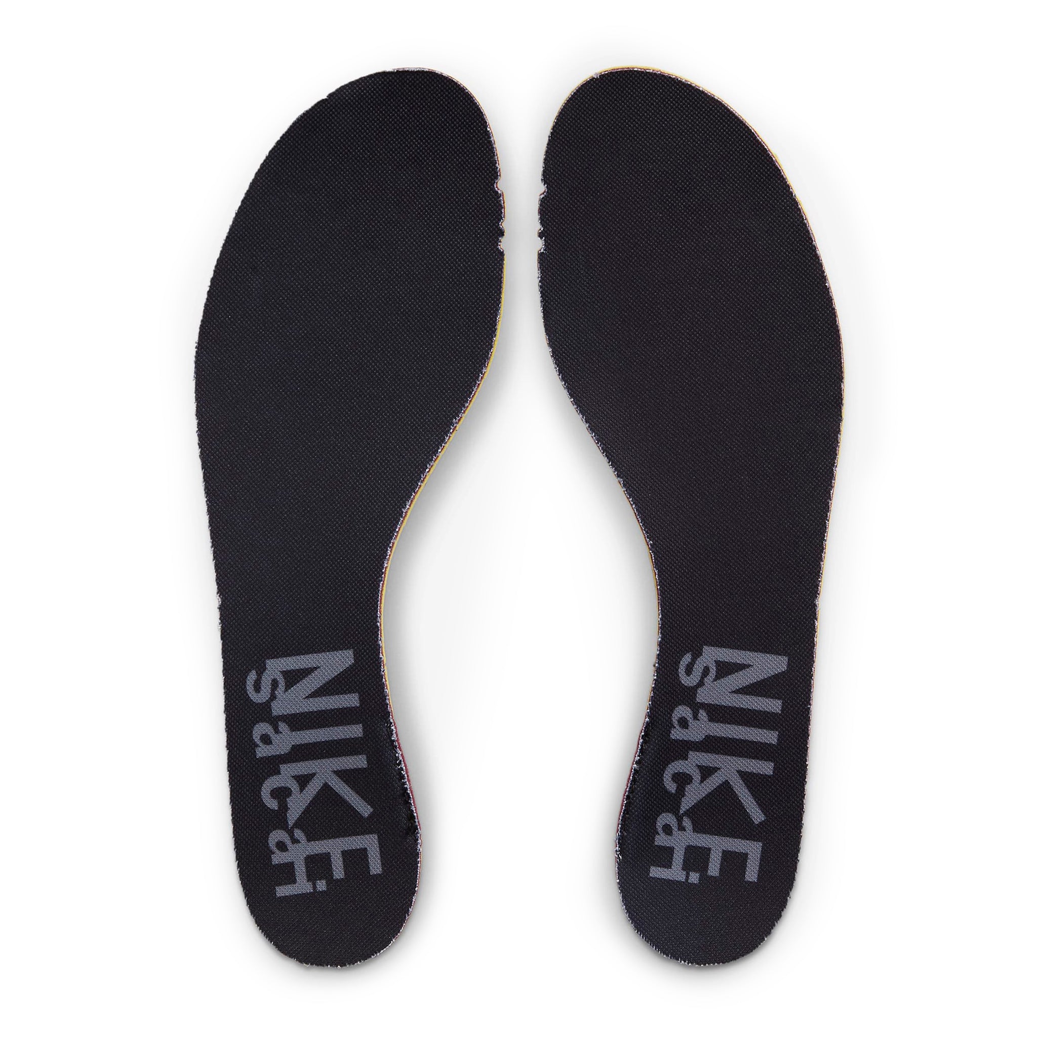 Insole view of Nike x Sacai Vaporwaffle Black Gum Sneaker DD1875-001